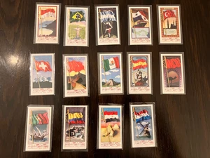 2007 TOPPS ALLEN & GINTER MINI FLAGS OF ALL NATIONS INSERT LOT (14)  - Picture 1 of 6