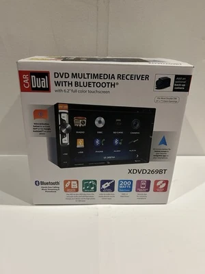 Dual XDVD269BT CD Player Bluetooth USB AUX Input 6.2" Touch Screen LCD - NEW™ - Image 1 of 4