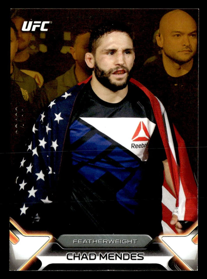 2016 Topps UFC Knockout #51 Chad Mendes Gold - Image 1 of 2