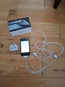 Iphone 4 Black 16gb Mc603B/A Original Box phone - Picture 1 of 20