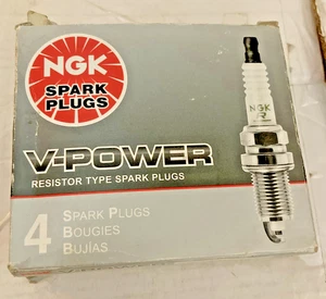 4 Pack NGK 2238 V-Power Spark Plugs TR5 - Picture 1 of 3