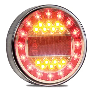 PAIR LED COMBINATION LIGHTS TRUCK TRAILER UTE FLOAT 1XRE - Picture 1 of 3