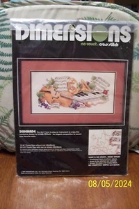 No Count Cross Stitch by Dimensions - "Serenade" - NIP-Factory Sealed - Picture 1 of 2