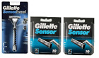 Gillette Sensor Excel Razor Handle + 20 Sensor Refill Cartridges