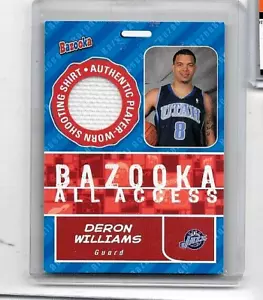 LOTE DERON WILLIAMS: JERSEY DE NOVATO, MÁS 2 CAMISETAS USADAS PARA JUEGOS - Imagen 1 de 3