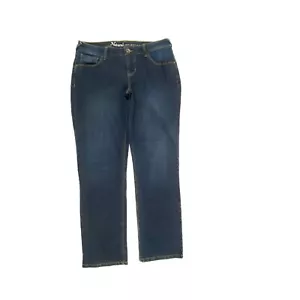 Natural Reflection Straight Leg Women's size 8P Dark Wash Blue Denim jeans - Picture 1 of 4