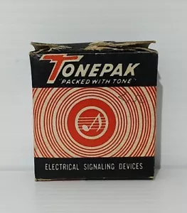 NOS Vtg Tonepak #305 2 Coil Buzzer Electrical Signaling Device - Imagen 1 de 5