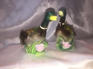 Vintage Relco echte gefiederte Keramik Enten Japan - Bild 1 von 9