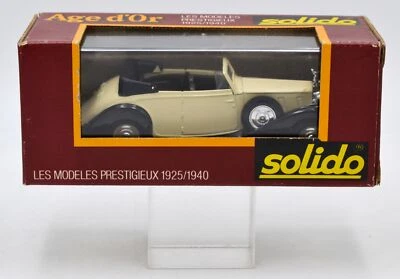 DIE CAST 1/43 " ROLLS ROYCE " AGE D'OR SOLIDO (77) - Immagine 1 di 2