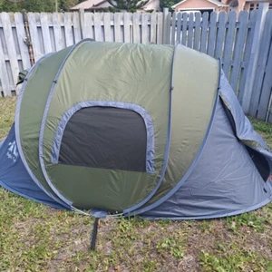 1/2/4 Person Festival Camping Tent, Easy Setup Waterproof Family Pop Up Tent New - Picture 1 of 19