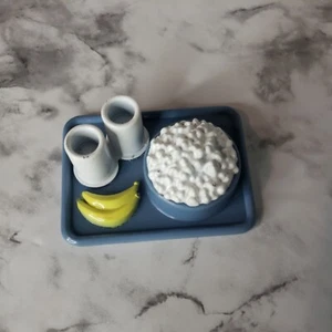 1994 Fisher Price Loving Family Popcorn Banana Tray Blue Dollhouse Furniture - Picture 1 of 3