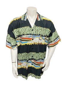 Armadillo Men’s Hawaiian Shirt Size Adult 2XL XXL Aloha Button Down Short Sleeve - Picture 1 of 16