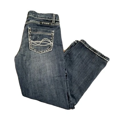 Джинсы вестерн Cowgirl Tuff Co Don't Fence Me In Bling Crop размер 26x22 - Изображение 1 из 4