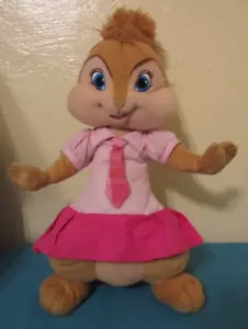 Alvin and the Chipmunks 2011 Girl Chipmunk Backpack Stuffed Plush Animal 15” - Picture 1 of 4