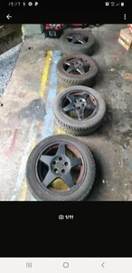 Neumáticos para todo clima VW Golf 3 gti llantas de aluminio Speedline 5x100 195/50R15 Et43 - Imagen 1 de 11