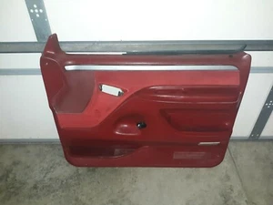 92-96 FORD F150 Bronco DOOR PANEL Passenger 92-96 F150/250 DOOR RED XLT NICE - Picture 1 of 12