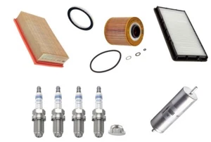 Service Kit For BMW 3 Series E36 316i 318i Air Oil Fuel Cabin Filter Spark Plugs - Picture 1 of 9