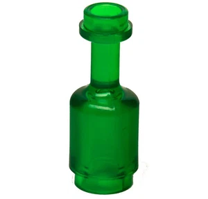 NEW LEGO - Figure Accessory - Kitchen - Bottle Transparent Green x 1 - Picture 1 of 1