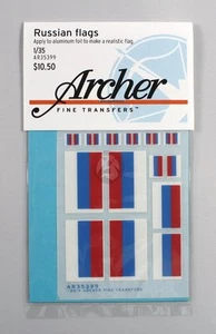 Archer 1/35 Russian Federation Flaggen (10 Flaggen, 4 Größen) [Aufkleber Diorama] AR35399 - Bild 1 von 1
