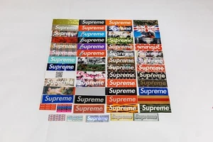 Supreme Box Logo Stickers Lot Rare Authentic - Picture 1 of 91