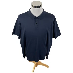 Banana Republic Polo Shirt Men's 2XL XXL Blue Luxury Touch Performance - Picture 1 of 14