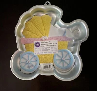 Kinderwagen Backform Wilton Baby Buggy Pan unbenutzt - Bild 1 von 2