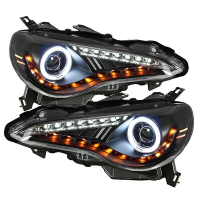 Faros proyectores LED Spyder Auto 5075383 CCFL Halo DRL para 13-14 FR-S Foto 1 de 4