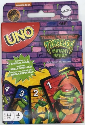 Mattel UNO Teenage Mutant Ninja Turtles Card Game W/ Special Rule ~ FAST SHIP - Image 1 of 2