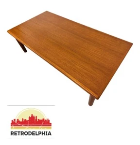 Vintage Danish Modern Teak Coffee Table - Picture 1 of 7