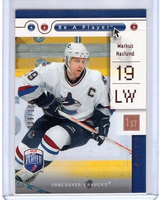 2005-06 Upper Deck Be A Player First Period #87 Markus Naslund 29/100 - Image 1 of 2
