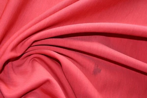 Sweatstoff 4,30€/m² auch als Softshell Polyester/Wolle rotmeliert Meterware MJ25 - Bild 1 von 2