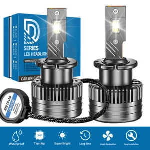 D2S D2R LED Headlight Kit Bulbs 180W 20000LM 6000K White HID Conversion Lamp - Picture 1 of 12