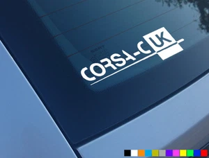 2X PEGATINAS FORO VAUXHALL CORSA C REINO UNIDO SRI IRMSCHER DIVERTIDAS CALCOMANÍAS DE SITIO WEB - Imagen 1 de 5