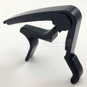 Quick Change Clamp Key Trigger Capo for Acoustic/Electric/Classic Guitar - Black - Picture 1 of 1