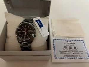 SEIKO SEIKO5 SNKE03K1 Black Automatic Men's Watch in Box New - Picture 1 of 8