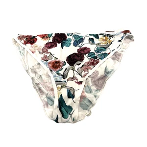 NWT Lane Bryant White And Deep Purple French Cut Brief Panties in Size 3X 26 28 - Picture 1 of 5