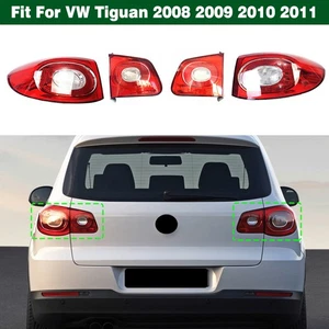 Rear Bumper Tail Lights Brake Signal Lamps Outer&Inner For VW Tiguan 2008-2011 - Picture 1 of 14