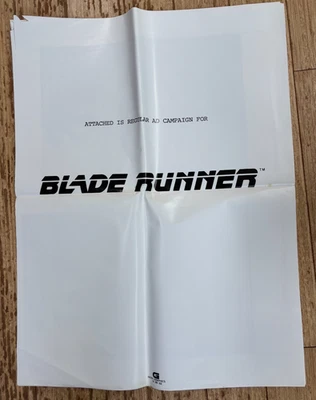 RARE 1982 "BLADE RUNNER" Original Movie Ad Slicks - 8 Pages! - Harrison Ford - Image 1 of 4
