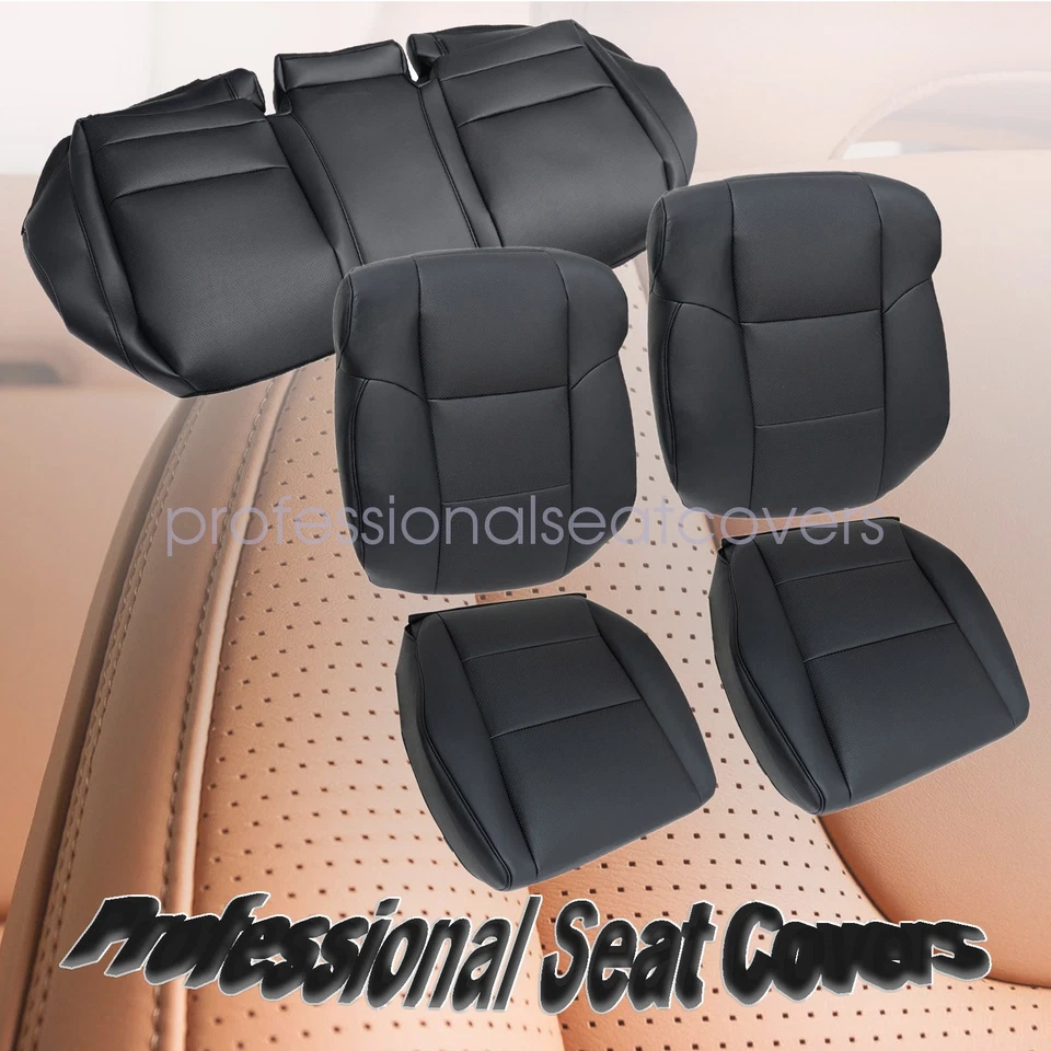 Cubierta de asiento de cuero negra de repuesto Perf 2009-2014 para Acura TSX 1er y 2do Foto 1 de 4