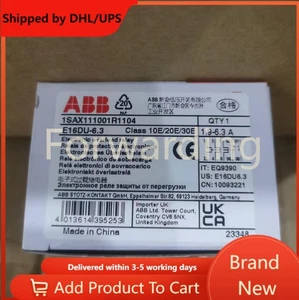 Relé electrónico de sobrecarga ABB E16DU-6.3 1.9-6.3 A 1SAX111001R1104 1 pieza - Imagen 1 de 1