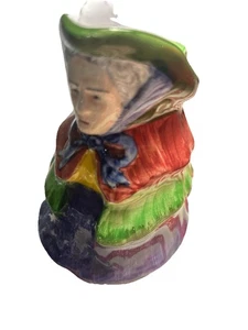 VTG English Ceramic Figurine Bonneted Woman N.& C. Pottery Made in England - Picture 1 of 5