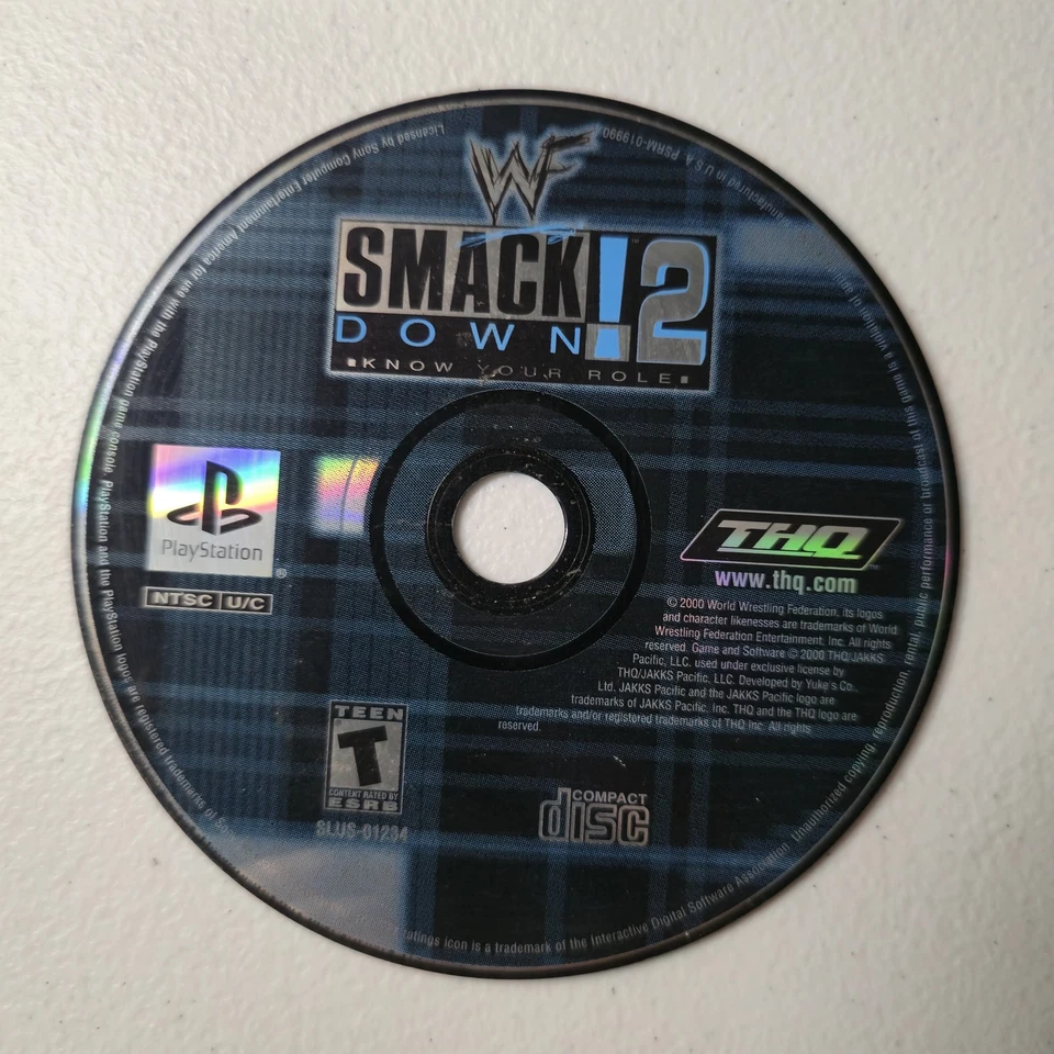 WWF SmackDown! 2 Know Your Role PlayStation 1 PS1 Wrestling Game - Image 1 of 1