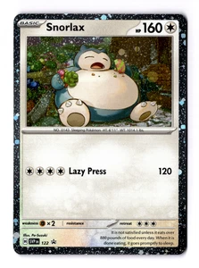 Snorlax 122 Sv: Scarlet & Violet Promo Cards Holo Swirl NM - Picture 1 of 4