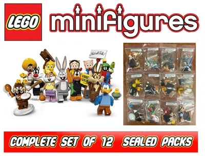 LEGO 71030 Looney Tunes Series Minifigures Complete Set of 12 New in Ziplock Bag - image 1 of 4