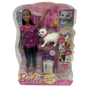 Barbie Töpfchentraining Blissa mit Katze & Wurf 2013 Mattel BHY32 - Bild 1 von 6