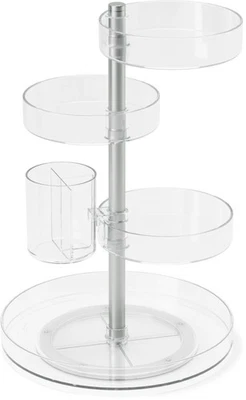 Bandeja de mostrador de baño de poliestireno pirueta Umbra 1015097 - níquel Foto 1 de 4