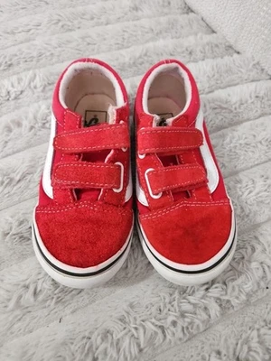 VANS Old Skool v Toddler Size 10 Sneakers - Image 1 of 4