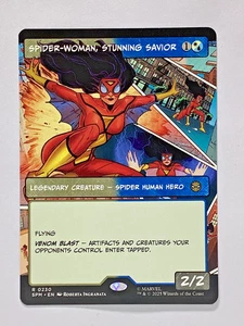 Magic The Gathering Marvel's Spider-Man SPM Spider-Woman Impresionante Salvador Sin Fronteras #230 - Imagen 1 de 1