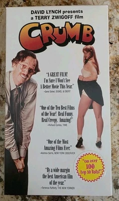 Crumb (VHS, 1994) David Lynch Presents A Terry Zwigoff Film, Robert Crumb Doc - Image 1 of 4