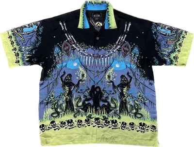 La Rocka BC Ethic shirt Size L Vintage Black Magic Voodoo Tiki Witchcraft - Image 1 of 4